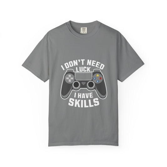 Gaming Skills Unisex T-Shirt - Playful Gamer Shirt, Perfect for Birthdays, Game Nights, Casual Wear, Funny Gift for Gamers