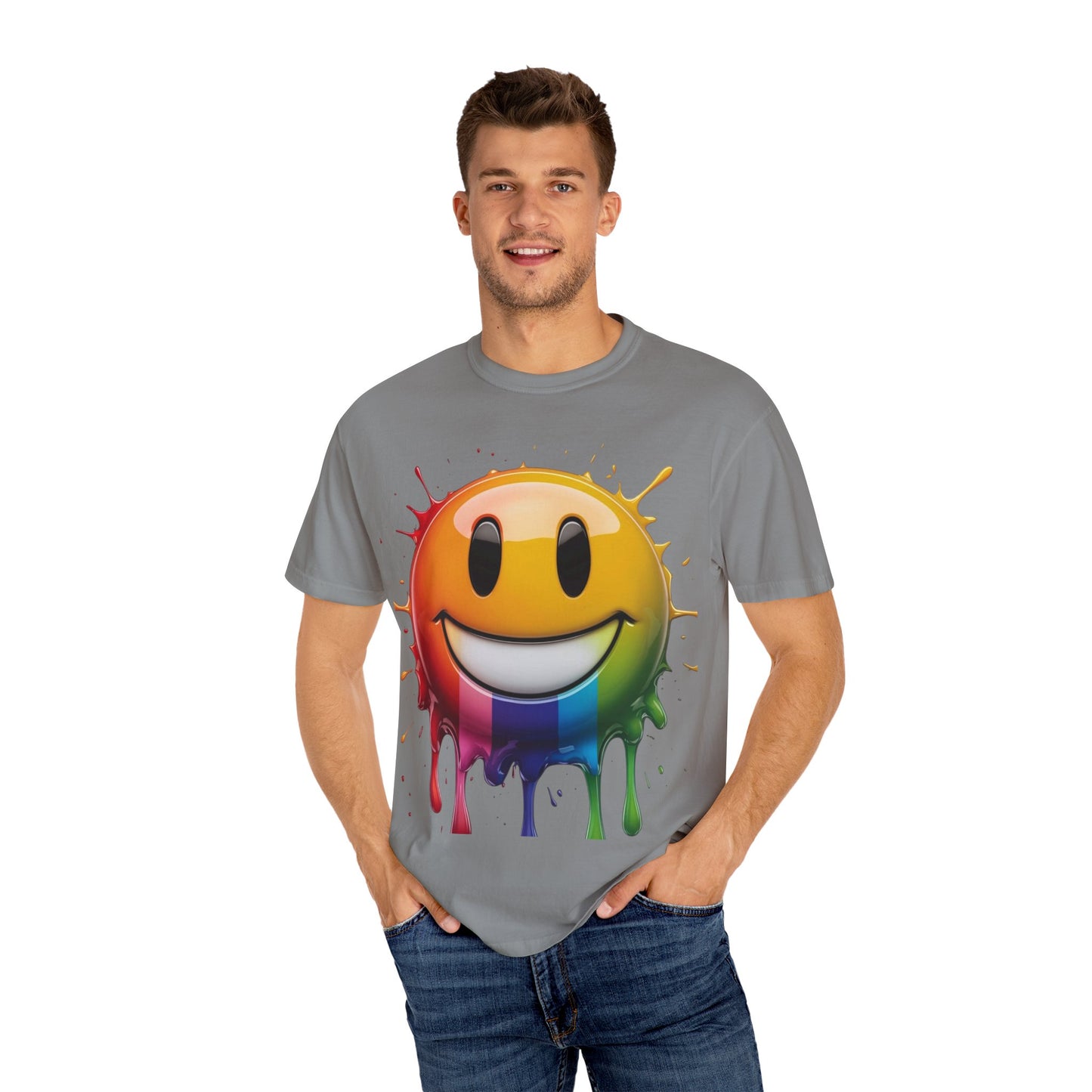 Colorful Smiley Face T-Shirt