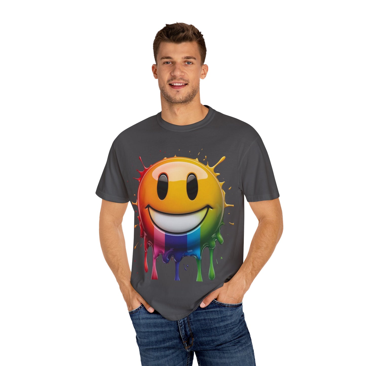 Colorful Smiley Face T-Shirt