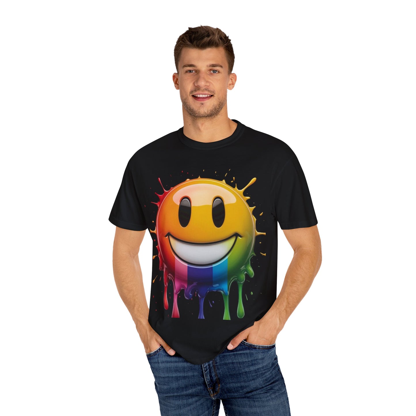 Colorful Smiley Face T-Shirt