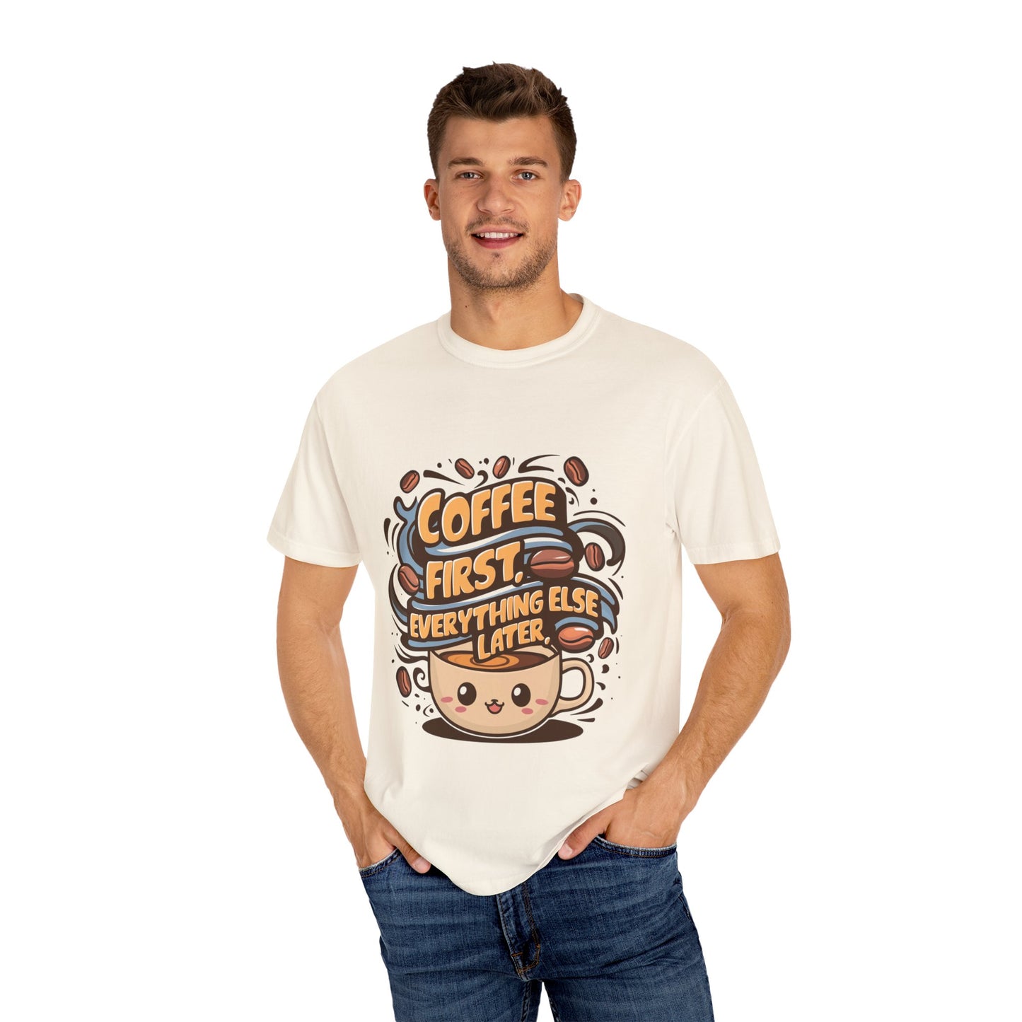Coffee First Unisex T-Shirt