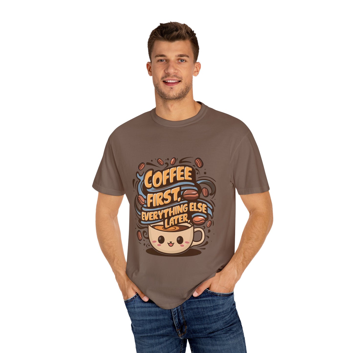 Coffee First Unisex T-Shirt