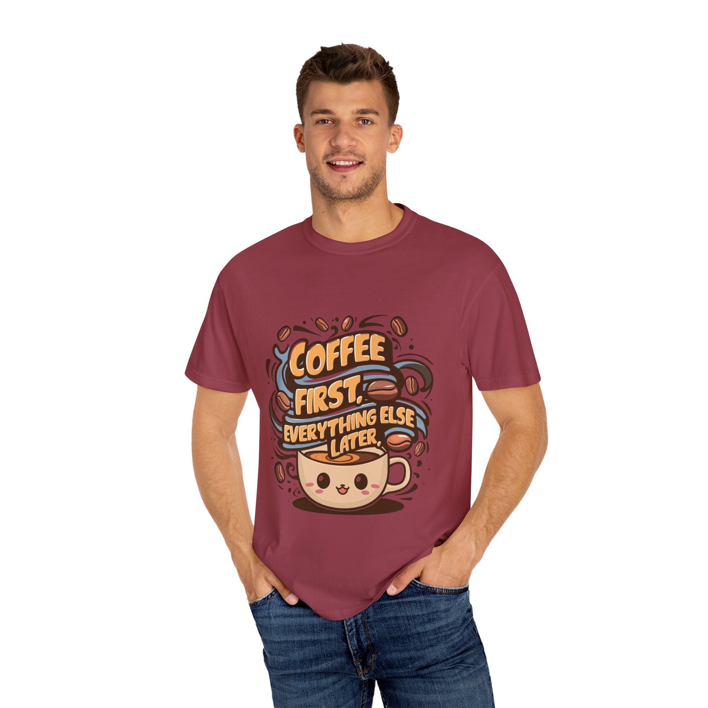 Coffee First Unisex T-Shirt