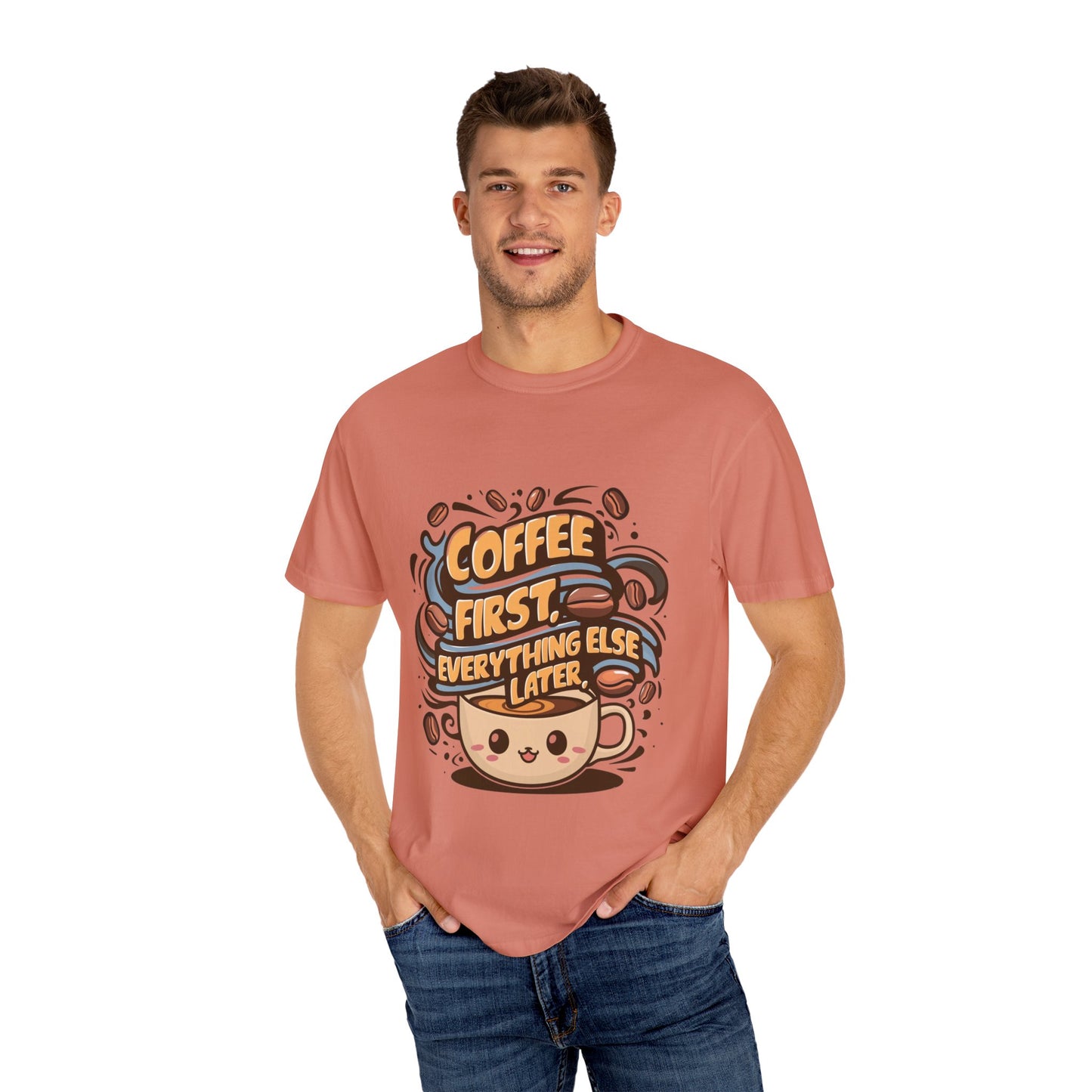 Coffee First Unisex T-Shirt