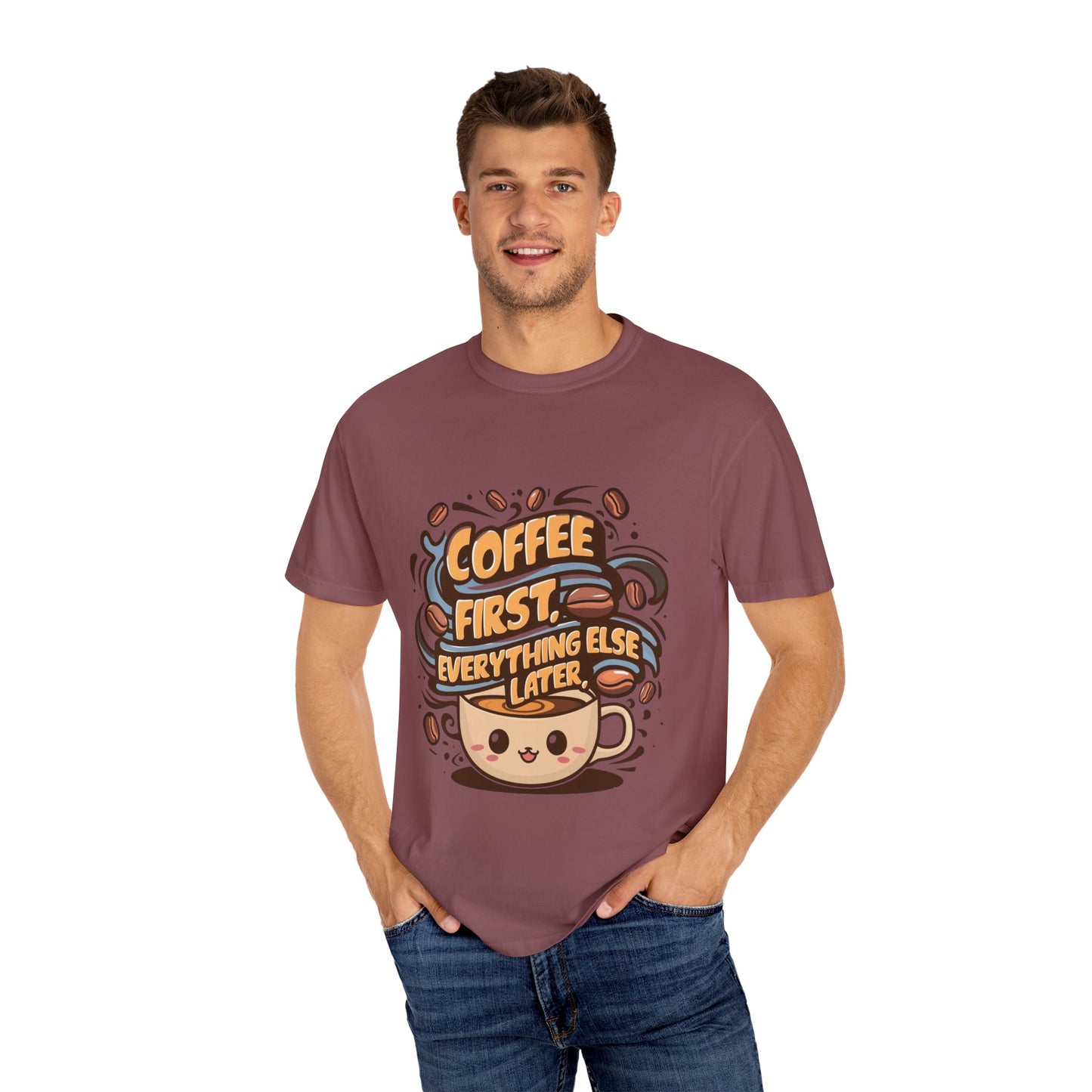 Coffee First Unisex T-Shirt
