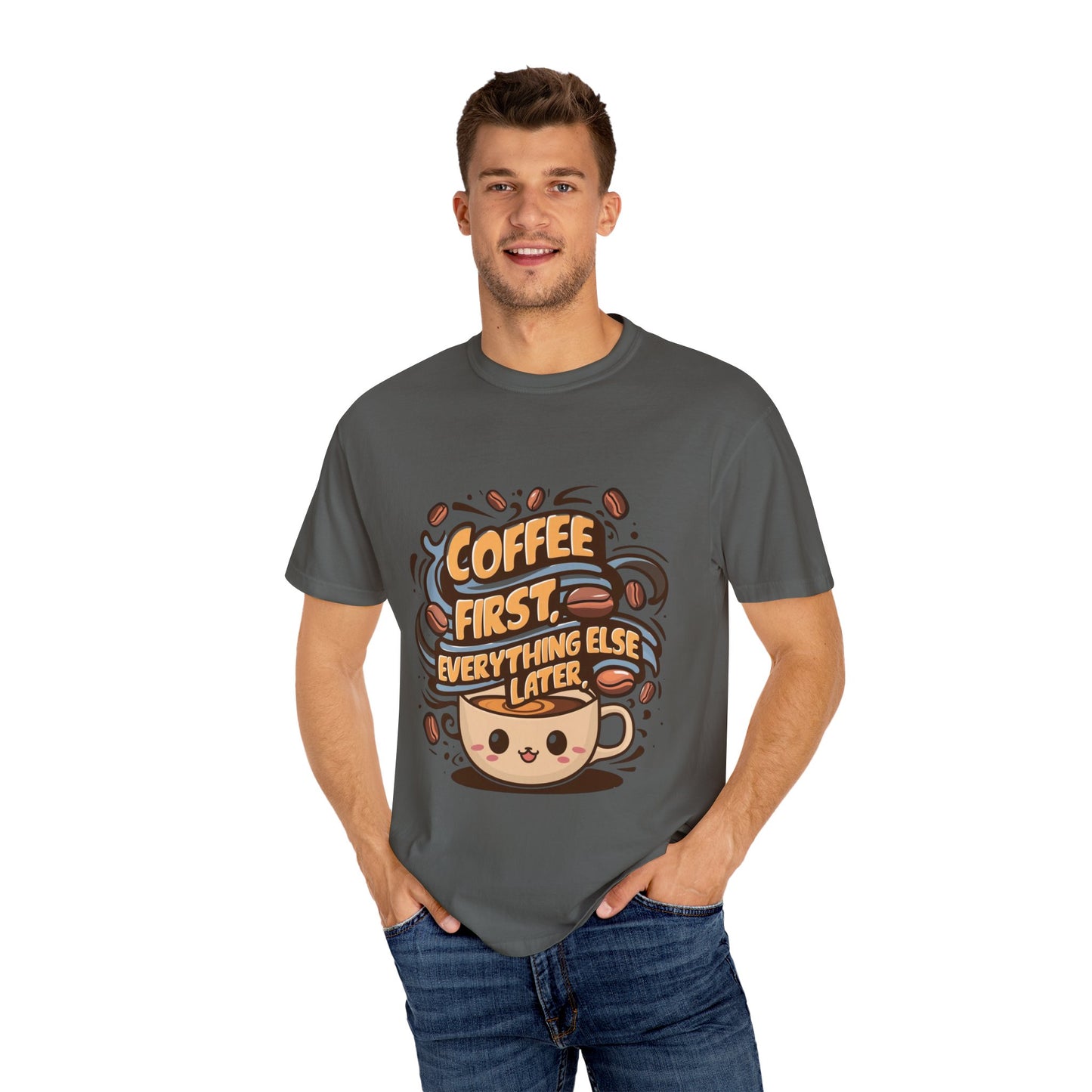 Coffee First Unisex T-Shirt