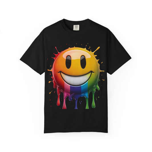 Colorful Smiley Face T-Shirt