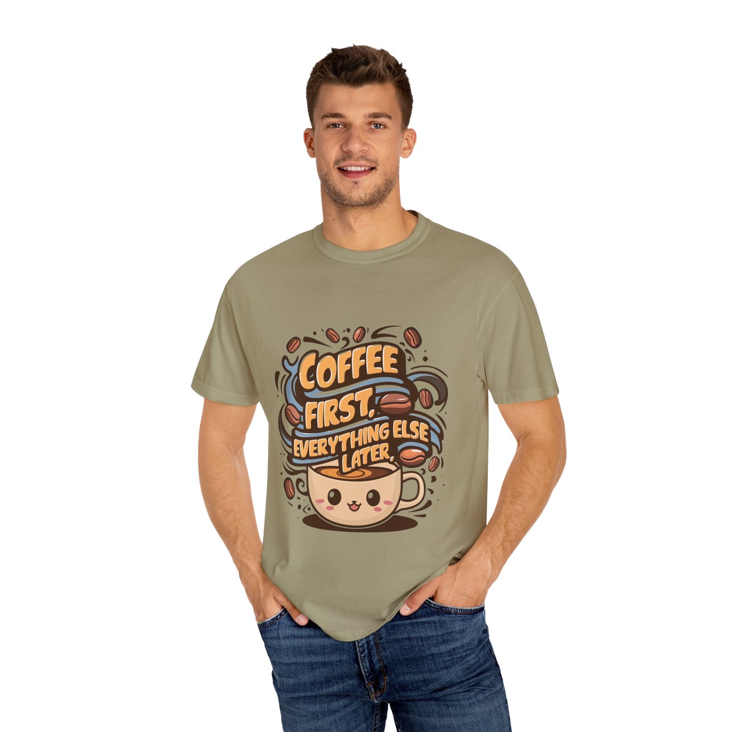 Coffee First Unisex T-Shirt