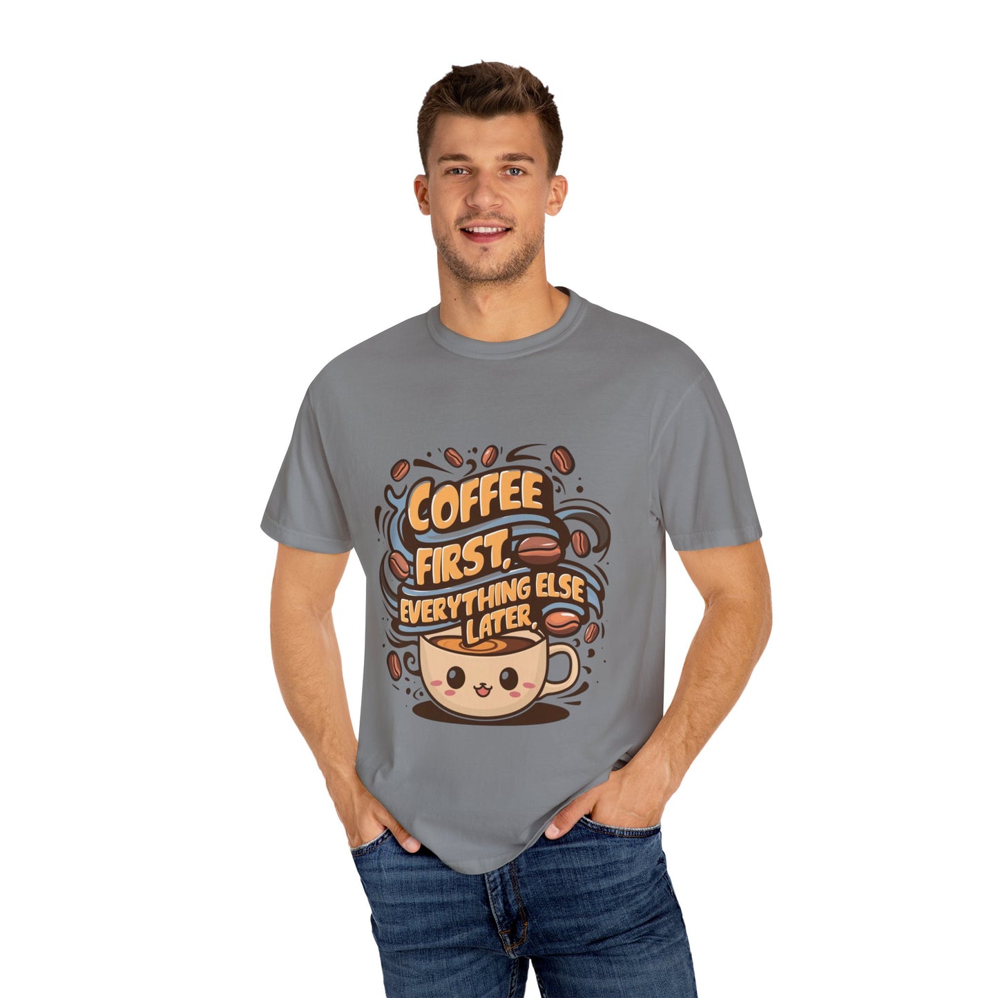Coffee First Unisex T-Shirt